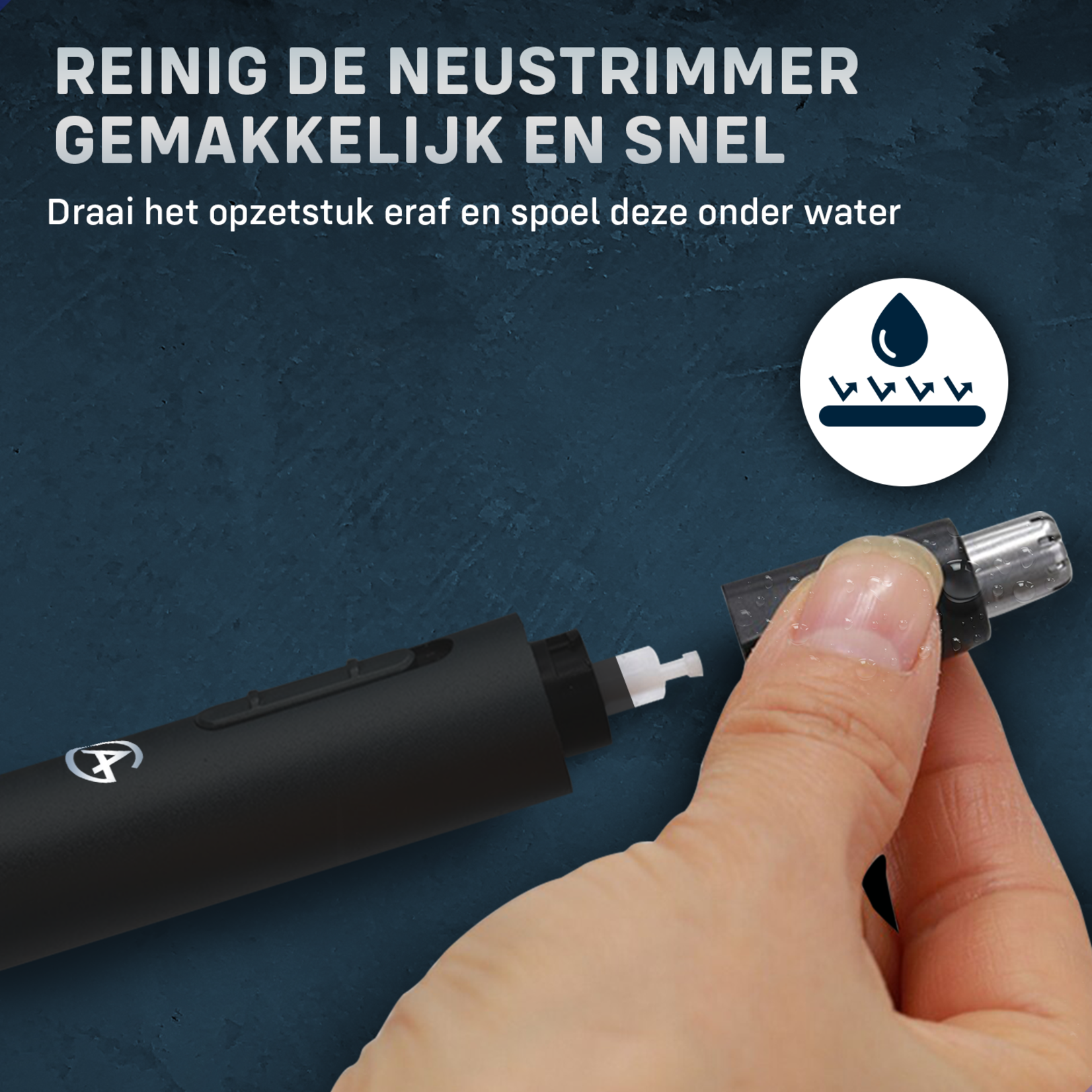 AG AG125 Neustrimmer Mannen - Vrouwen - Oplaadbaar - Oortrimmer - Dames - Wenkbrauwtrimmer - Multifunctioneel Professioneel 3 in 1 Trimmer - Neushaartrimmers