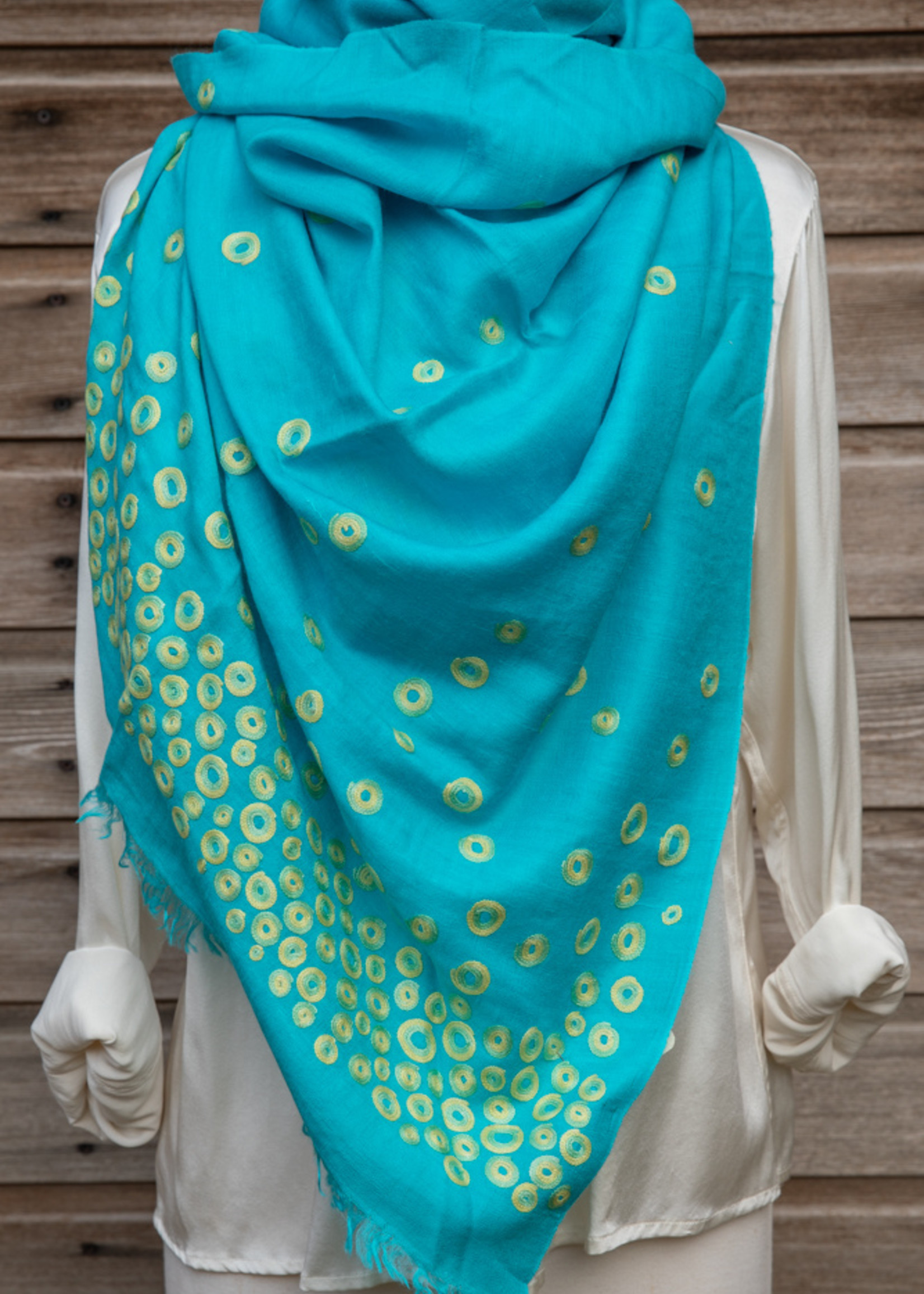Kashmir Loom Sjaal