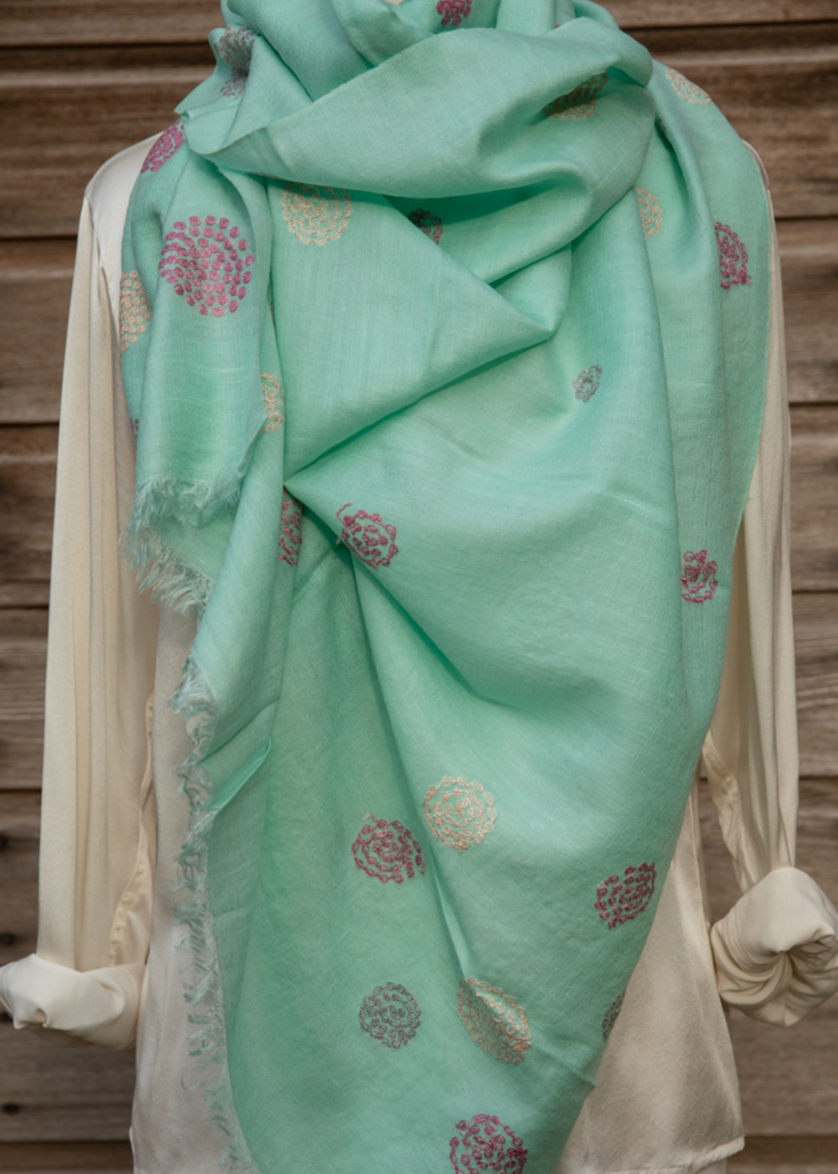 Kashmir Loom Sjaal
