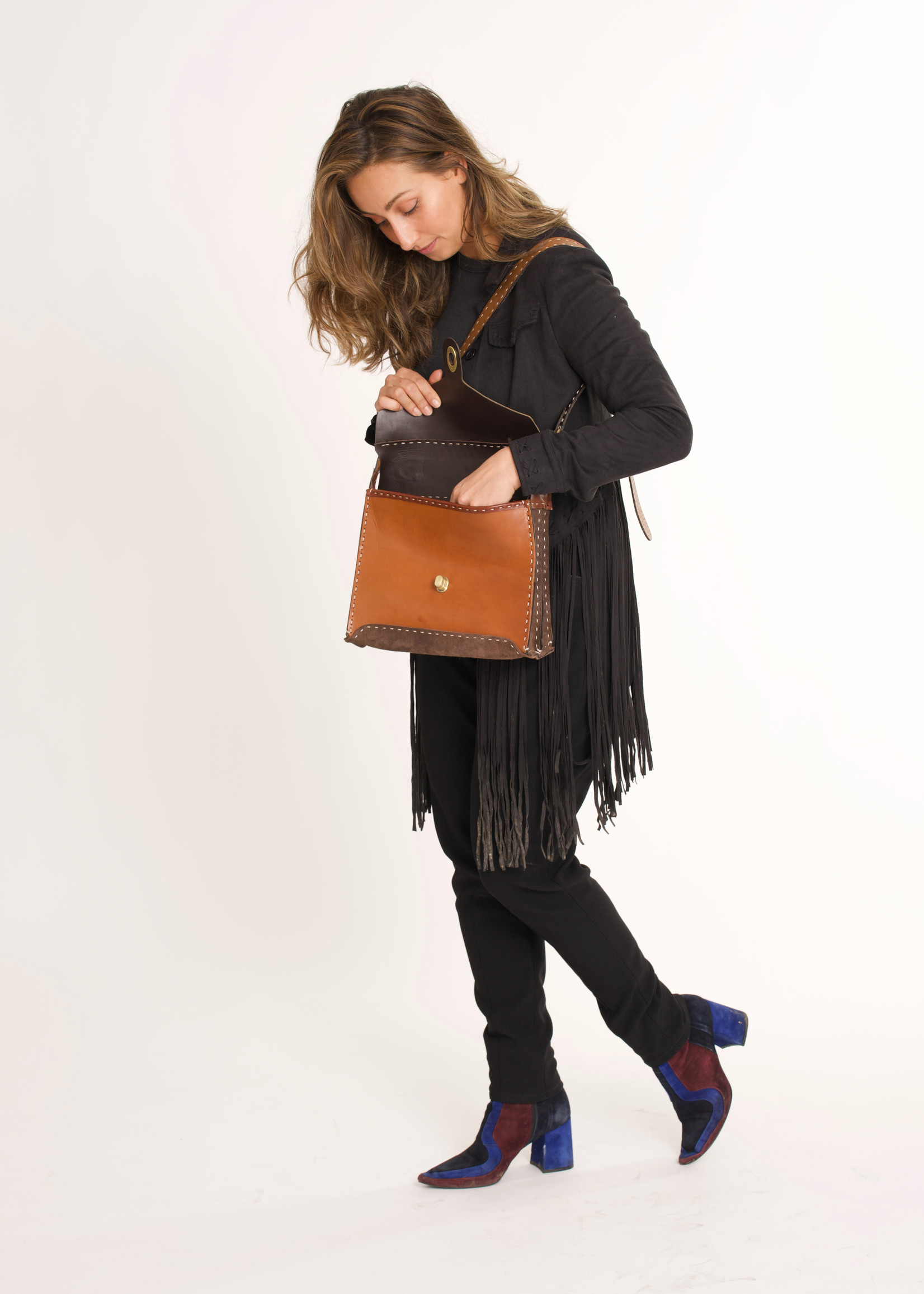 Paulo Hand Bag by Kahuna - Bruin