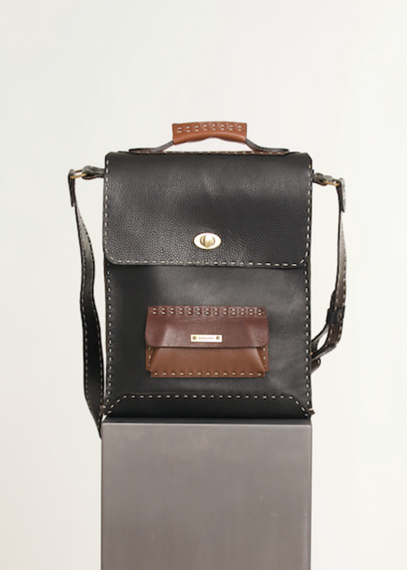 Tommy Laptop Bag by Kahuna - Zwart