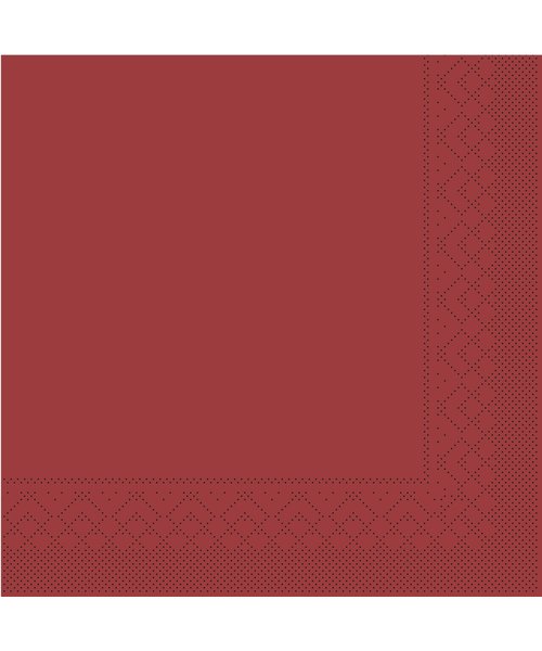 Servet Tissue 3 laags Bordeaux 40x40cm 1/4 vouw bestellen