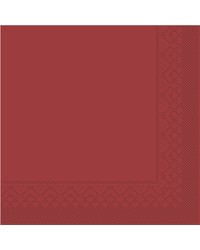 Servet Tissue 3 laags Bordeaux 33x33cm 1/4 vouw bestellen