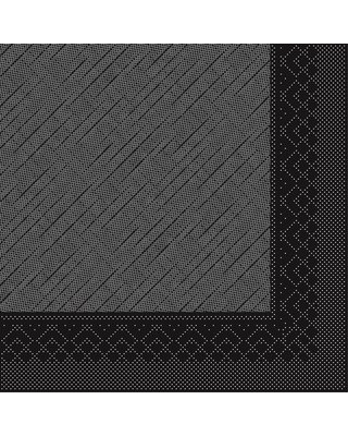 Servet Tissue Deluxe 4 laags 40x40cm Uni Zwart