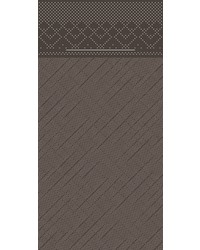 Pocket napkin Tissue Deluxe Bruin 40x40cm 4 Lgs  1/8 vouw bestellen