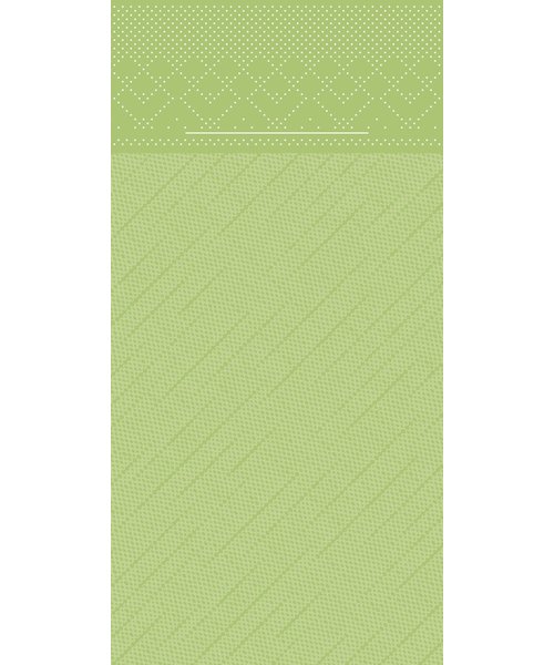 Pocket napkin Tissue Deluxe Kiwi  40x40cm 4 Lgs  1/8 vouw bestellen