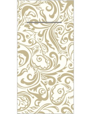 Pocket napkin Airlaid Lias Champagne 40x40cm 65Gr 1/8 vouw