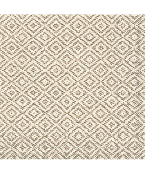 Servet Tissue 3 laags Lagos Base Beige 33x33cm bestellen