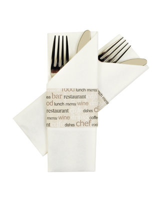 Napkin Sleeves met diverse teksten