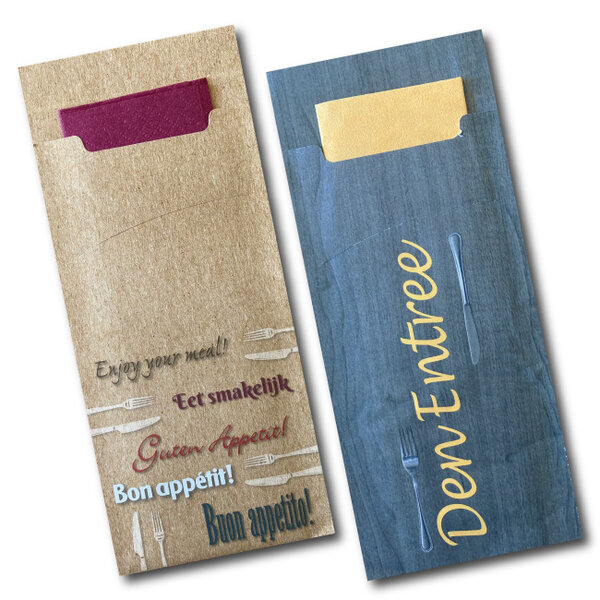 Pochetto's bedrukken met eigen logo
