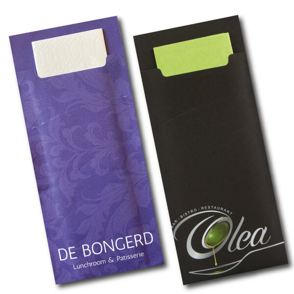 Pochetto's bedrukken met eigen logo