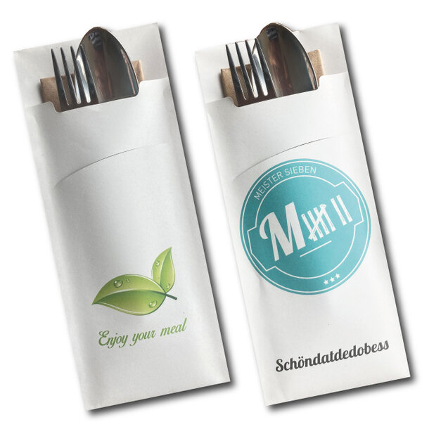 Pochetto's bedrukken met eigen logo