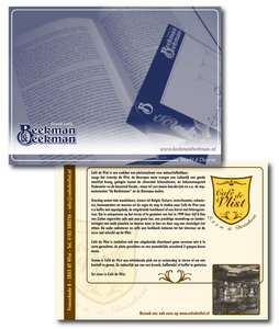 Placemats bedrukken met eigen logo Placemats bedrukken met eigen logo