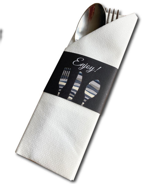 Napkin Sleeves bedrukken met eigen logo