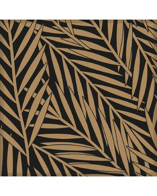 Onderzetters 95x95mm, 9 laags, Botanic Goud