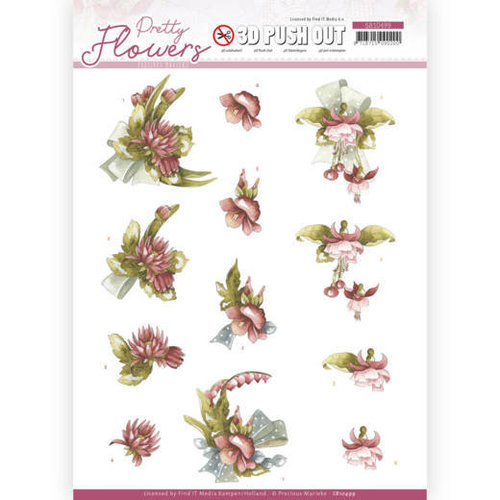 Precious Marieke SB10499 - Uitdrukvel - Precious Marieke - Pretty Flowers - Red Flowers