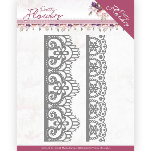 Precious Marieke PM10189 - Mal - Precious Marieke - Pretty Flowers - Lace Border