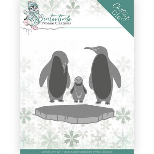 Yvonne Creations YCD10218 - Mal - Yvonne Creations - Winter Time - Penguins on Ice