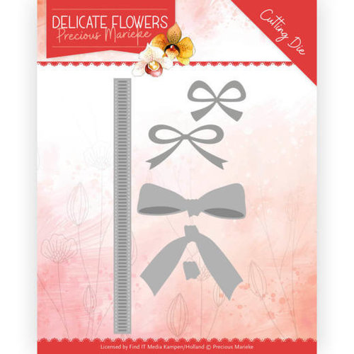Precious Marieke PM10180 - Mal - Precious Marieke Delicate Flowers - Delicate Bow