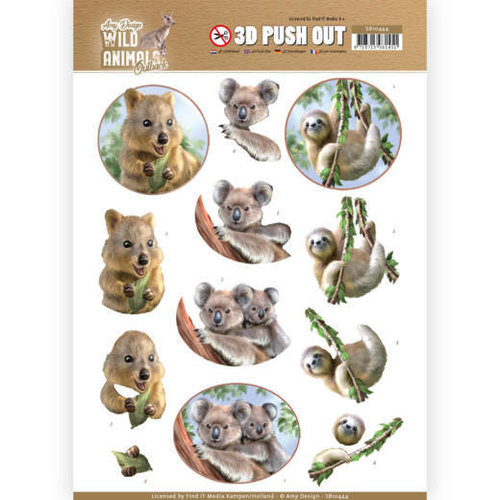 Amy Design SB10444 - 3D Uitdrukvel - Amy Design - Wild Animals Outback - Koala