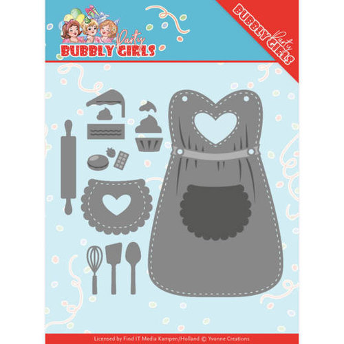 Yvonne Creations YCD10201 - Mal - Yvonne Creations - Bubbly Girls Party  Apron