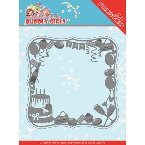 Yvonne Creations YCD10200 - Mal - Yvonne Creations - Bubbly Girls Party - Celebrations Frame
