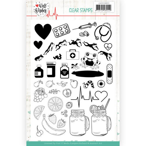 Jeanines Art JACS10031 - Stempel - Jeanines Art- Well Wishes