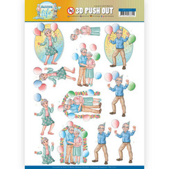 SB10401 - 3D Uitdrukvel - Yvonne Creations - Active Life - Party Together