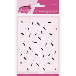 CDCEMB10001 - Embossing Folder - Yvonne Creations - Floral Pink