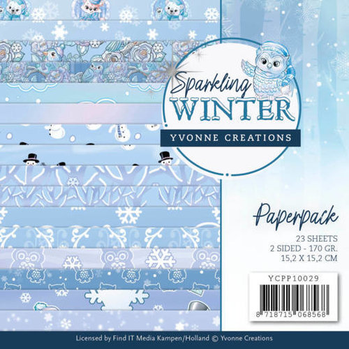 Yvonne Creations YCPP10029 - Papierpak - Yvonne Creations - Sparkling Winter