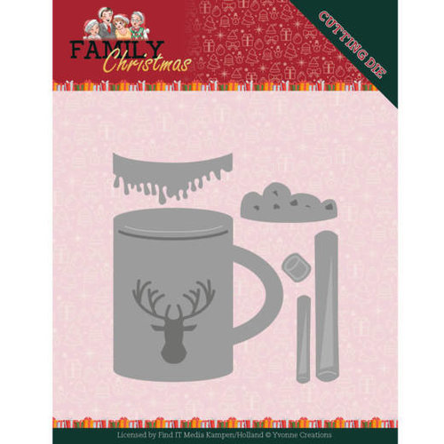 Yvonne Creations YCD10186 - Mal - Yvonne Creations - Family Christmas - Hot Drink