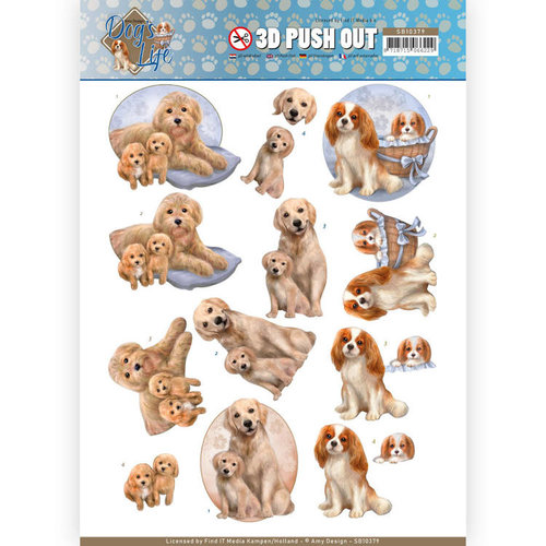 Amy Design SB10379 - 3D Uitdrukvel - Amy Design - Dog's Life - Dog Mommy