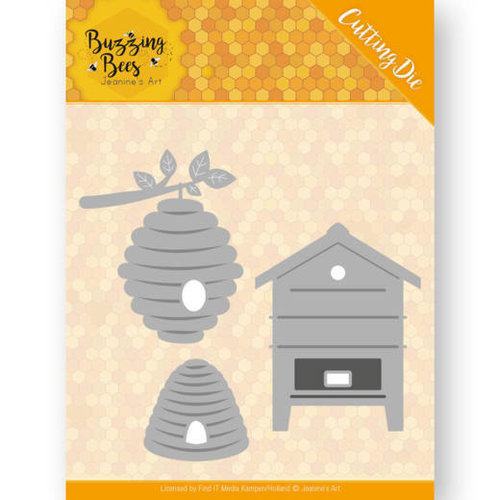 Jeanines Art JAD10075 - Mal - Jeanines Art - Buzzing Bees - Beehives