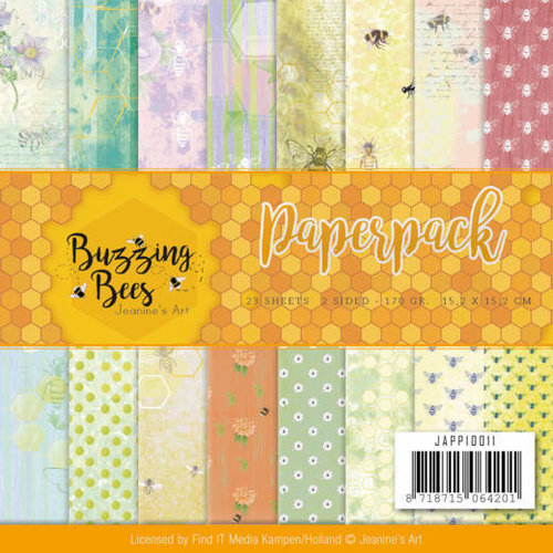 Jeanines Art JAPP10011 - Papierpak - Jeanines Art - Buzzing Bees