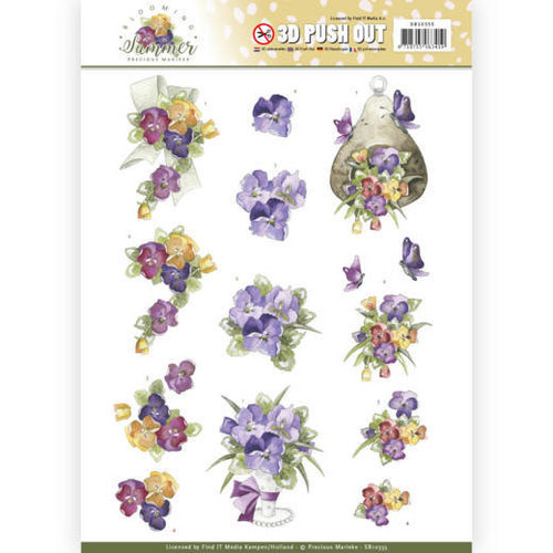 Precious Marieke SB10355 - Uitdrukvel - Precious Marieke - Blooming Summer - Summer Pansies