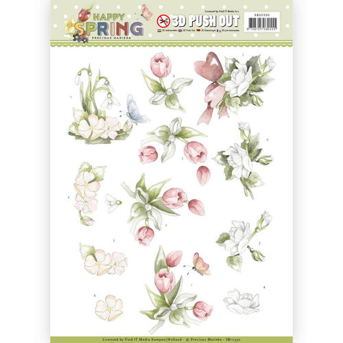 Precious Marieke SB10330 - Uitdrukvel - Precious Marieke - Happy Spring - Happy Spring Flowers