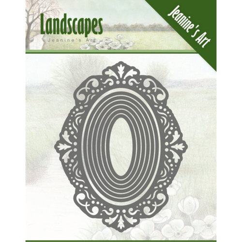 Jeanines Art JAD10052 - Mal - Jeanines Art- Landscapes - Mini Frame Oval