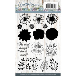 PMCS10037 - Stempel - Precious Marieke - Winter Flowers