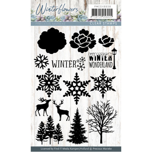 Precious Marieke PMCS10038 - Stempel - Precious Marieke - Winter Flowers