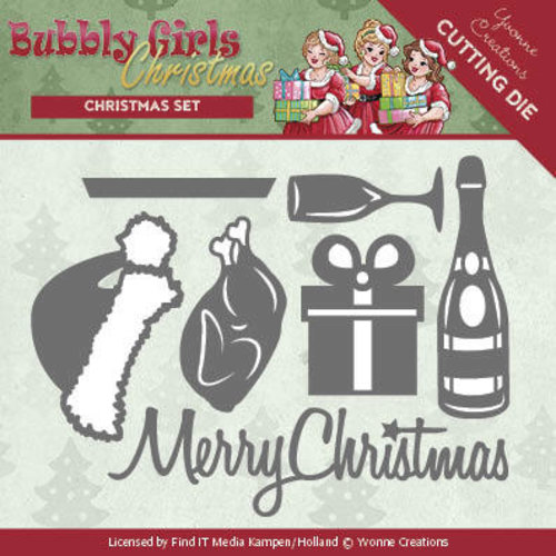 Yvonne Creations YCD10152 - Mal - Yvonne Creations - Bubbly Girls Christmas - Christmas Set