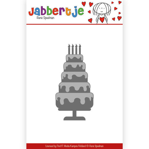 Collecties JBD10002 - Mal - René Speelman - Jabbertje - Tiered Cake