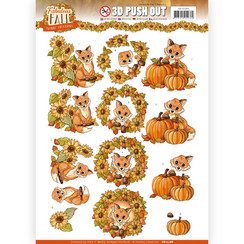 SB10288 - Uitdrukvel - Yvonne Creations - Fabulous Fall - Fabulous Foxes