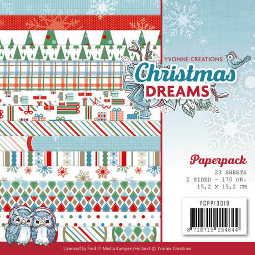 Yvonne Creations YCPP10019 - Papierpak - Yvonne Creations - Christmas Dreams