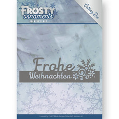 JAD10046 - Mal - Jeanines Art- Frosty Ornaments - Text Frohe Weihnachten