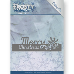 JAD10045 - Mal - Jeanines Art- Frosty Ornaments - Text Merry Christmas