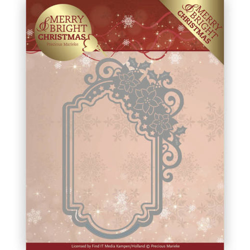Precious Marieke PM10127 - Mal - Precious Marieke - Merry and Bright Christmas - Poinsettia Ornament