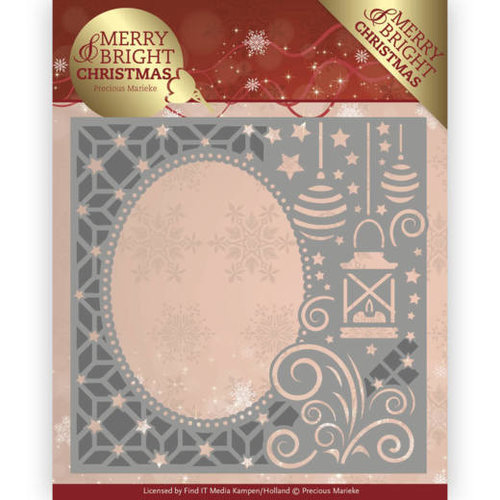 Precious Marieke PM10125 - Mal - Precious Marieke - Merry and Bright Christmas - Lantern Frame