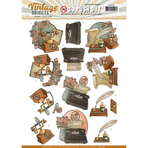 Yvonne Creations SB10255 - Uitdrukvel - Yvonne Creations - Vintage Objects - Vintage Communication