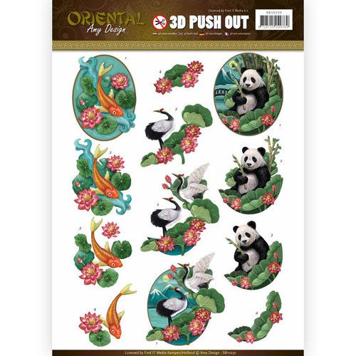 Amy Design SB10250 - Uitdrukvel - Amy Design -  Oriental - Animals