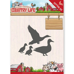 YCD10126 - Mal - Yvonne Creations - Country Life Ducks
